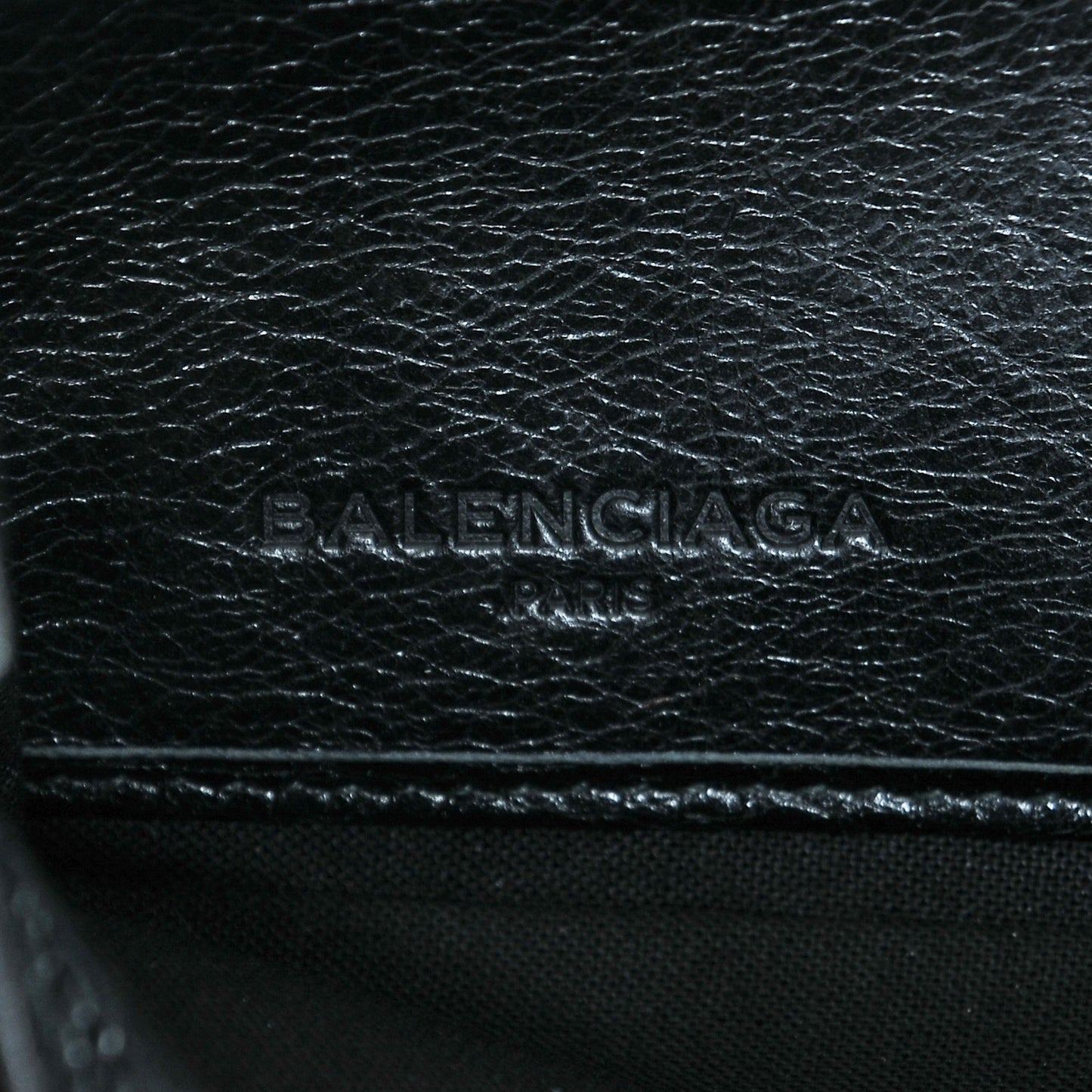 Agneau Classic Silver Hardware Continental Zip Around Wallet Black