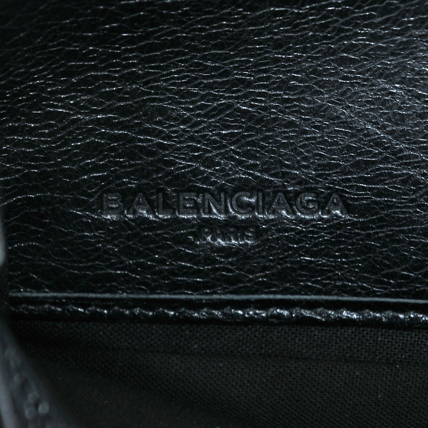 Balenciaga Agneau Classic Silver Hardware Continental Zip Around Wallet Black 6 of 6