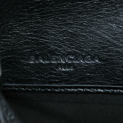 Balenciaga Agneau Classic Silver Hardware Continental Zip Around Wallet Black 6 of 6