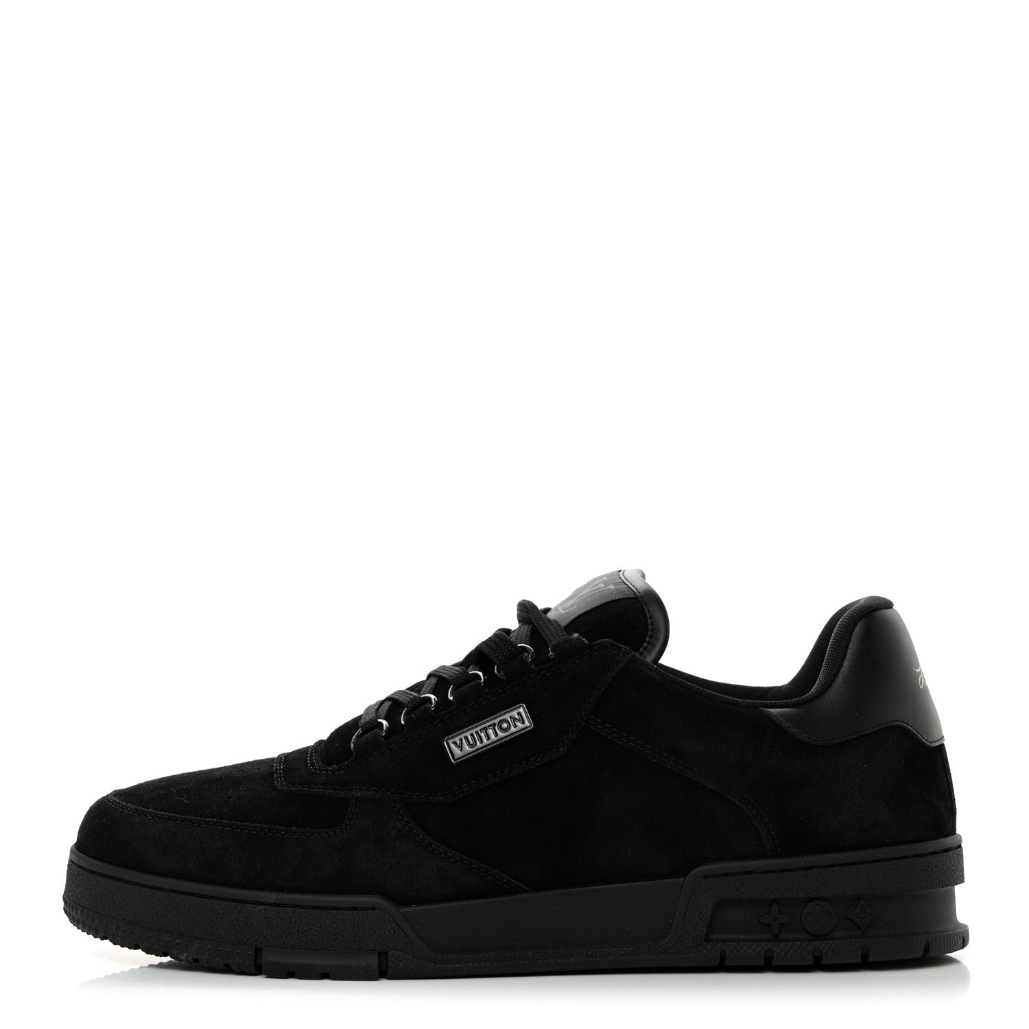 Louis Vuitton Suede Uniform Sneakers 9.5 Black 1 of 8