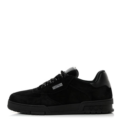 Louis Vuitton Suede Uniform Sneakers 9.5 Black 1 of 8