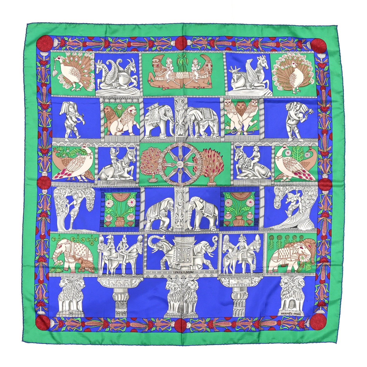 Hermes Silk Torana Scarf 90 1 of 6