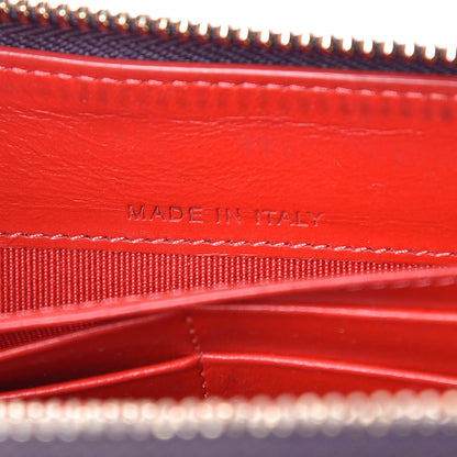 Christian Louboutin Calfskin Panettone Spiked Zip Around Wallet Iris 7 of 10