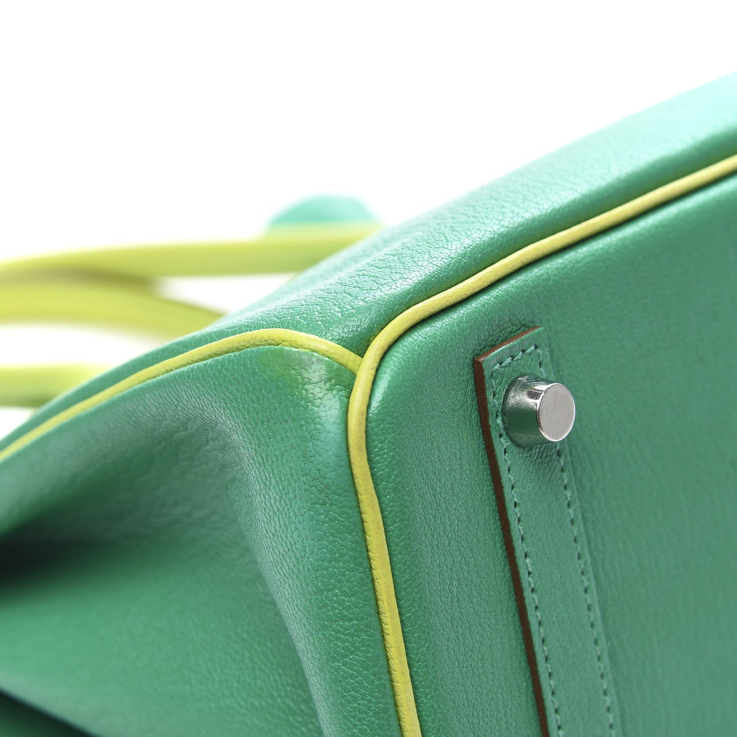 Hermes Chevre Mysore Horseshoe Birkin 30 Menthe Kiwi 11 of 15
