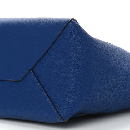 Celine Soft Grained Calfskin Small Belt Cabas Phantom Deep Blue 9 of 9