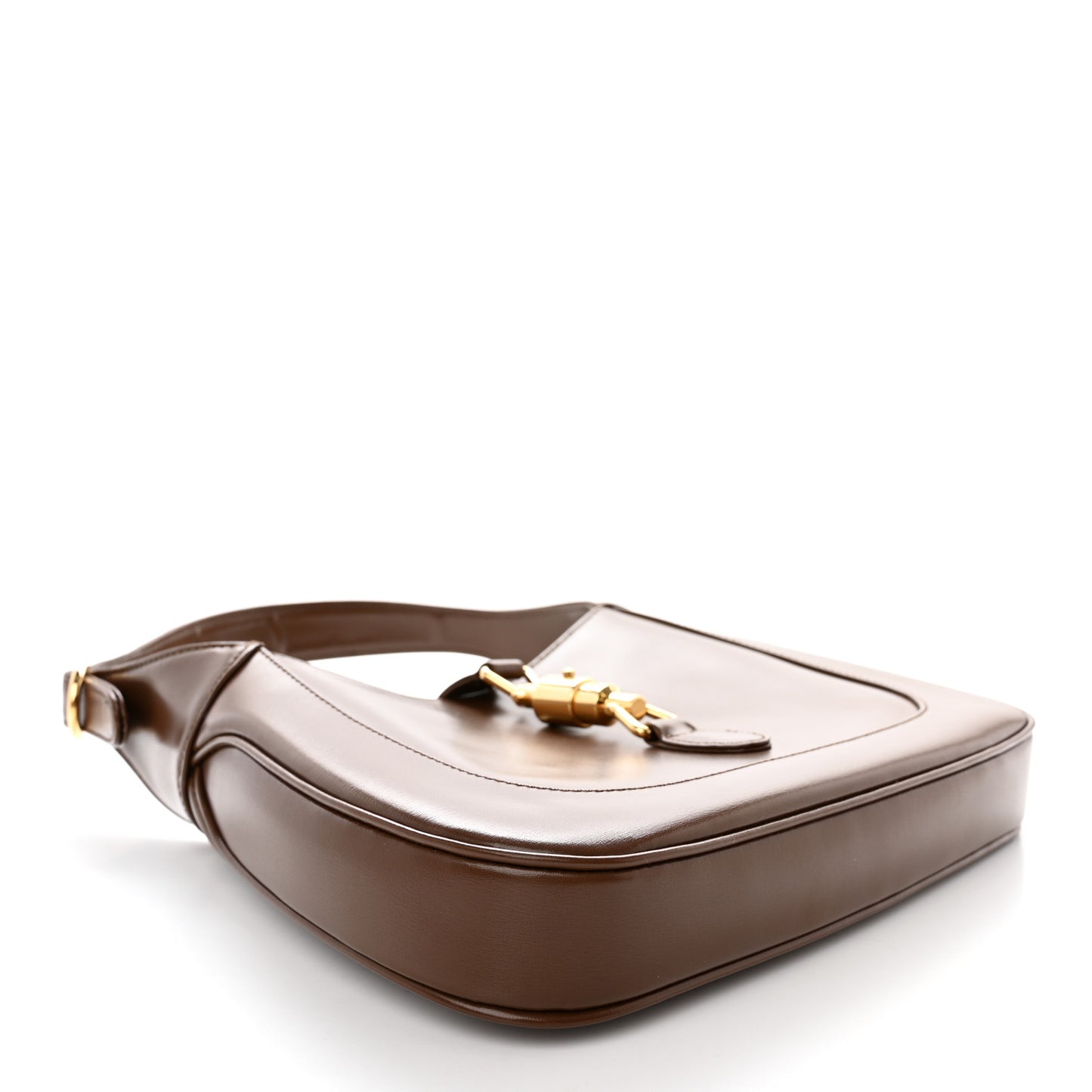 Boarded Dyana Lux Calfskin Small Jackie 1961 Hobo Brown Sugar