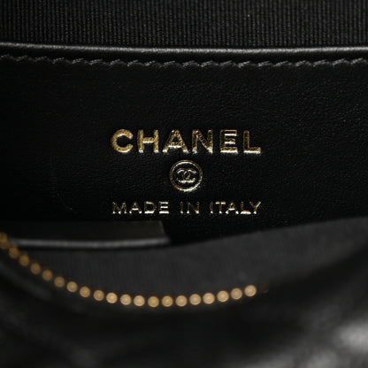 Chanel Caviar Quilted Polly Pocket Pouch Hobo Black 6 of 11