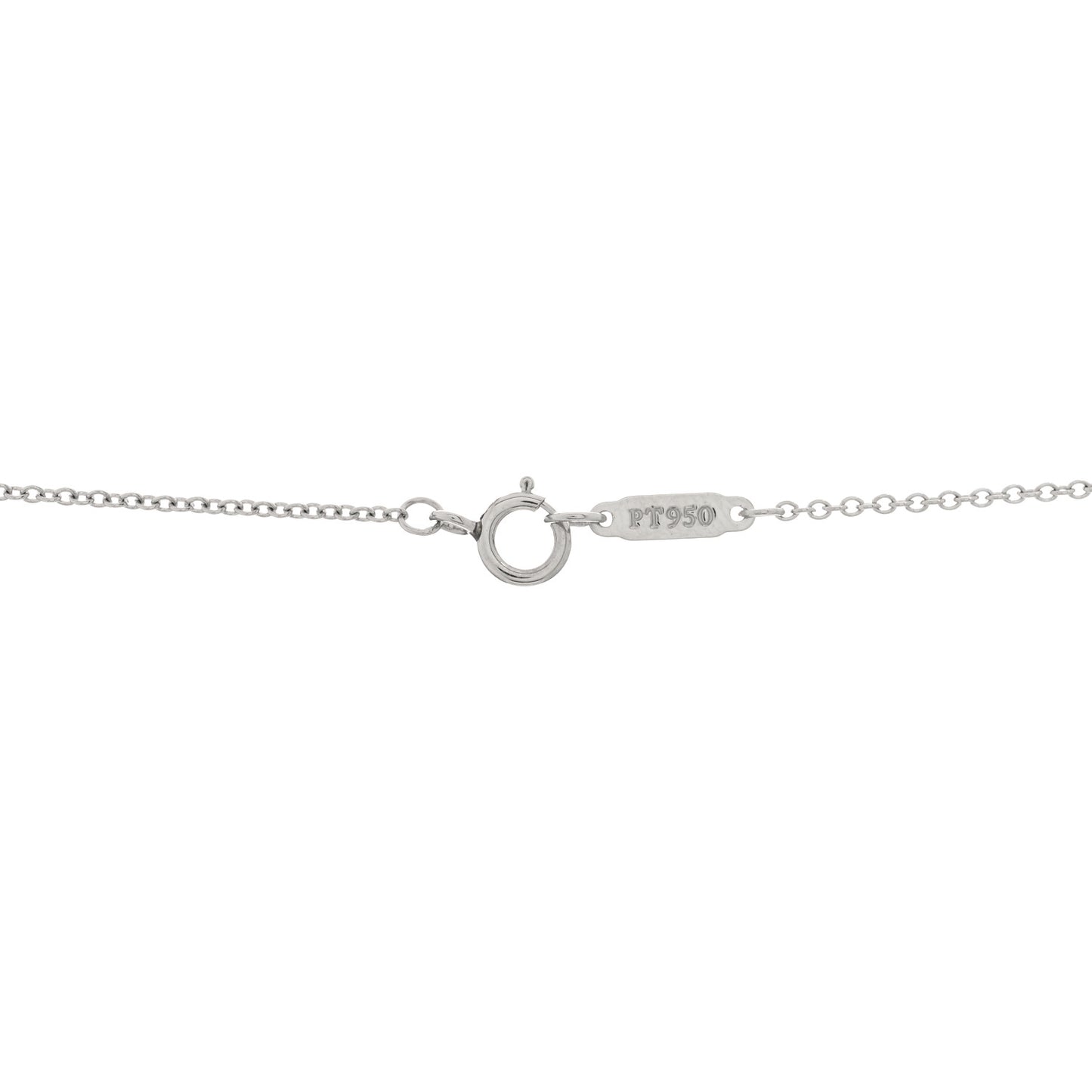 Platinum 18K Yellow Gold Diamond Schlumberger Ten Stone Cross Pendant Necklace
