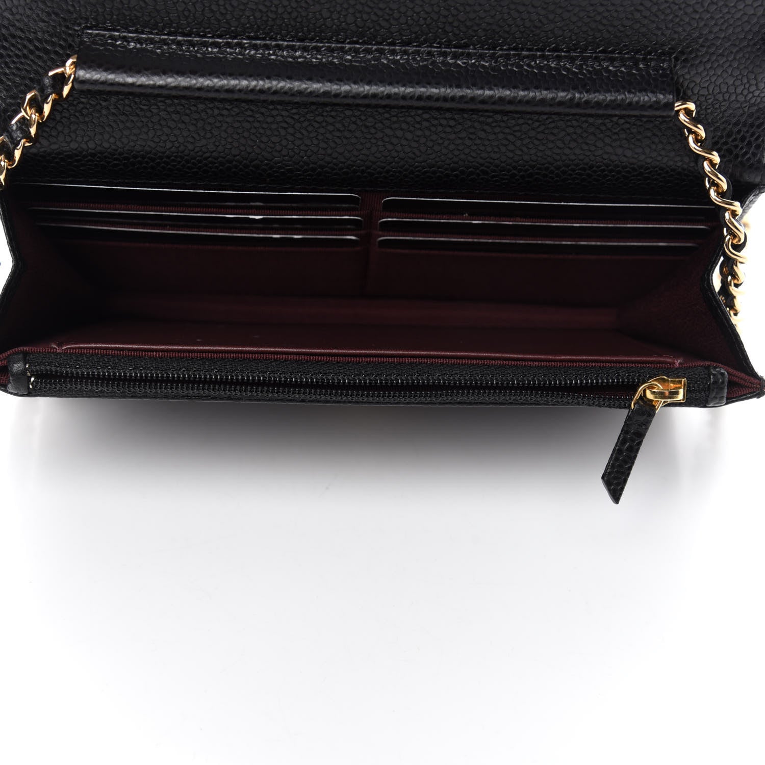 Chanel Caviar Quilted Wallet On Chain WOC Black 5 of 12