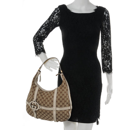 Gucci Monogram GG Royal Hobo Ivory 2 of 9
