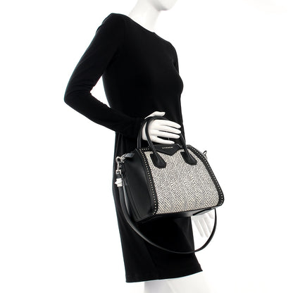Givenchy Elaphe Calfskin Small Studded Antigona Black 3 of 10
