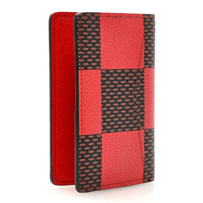 Louis Vuitton Damier Pop Pocket Organizer NM Red 3 of 6