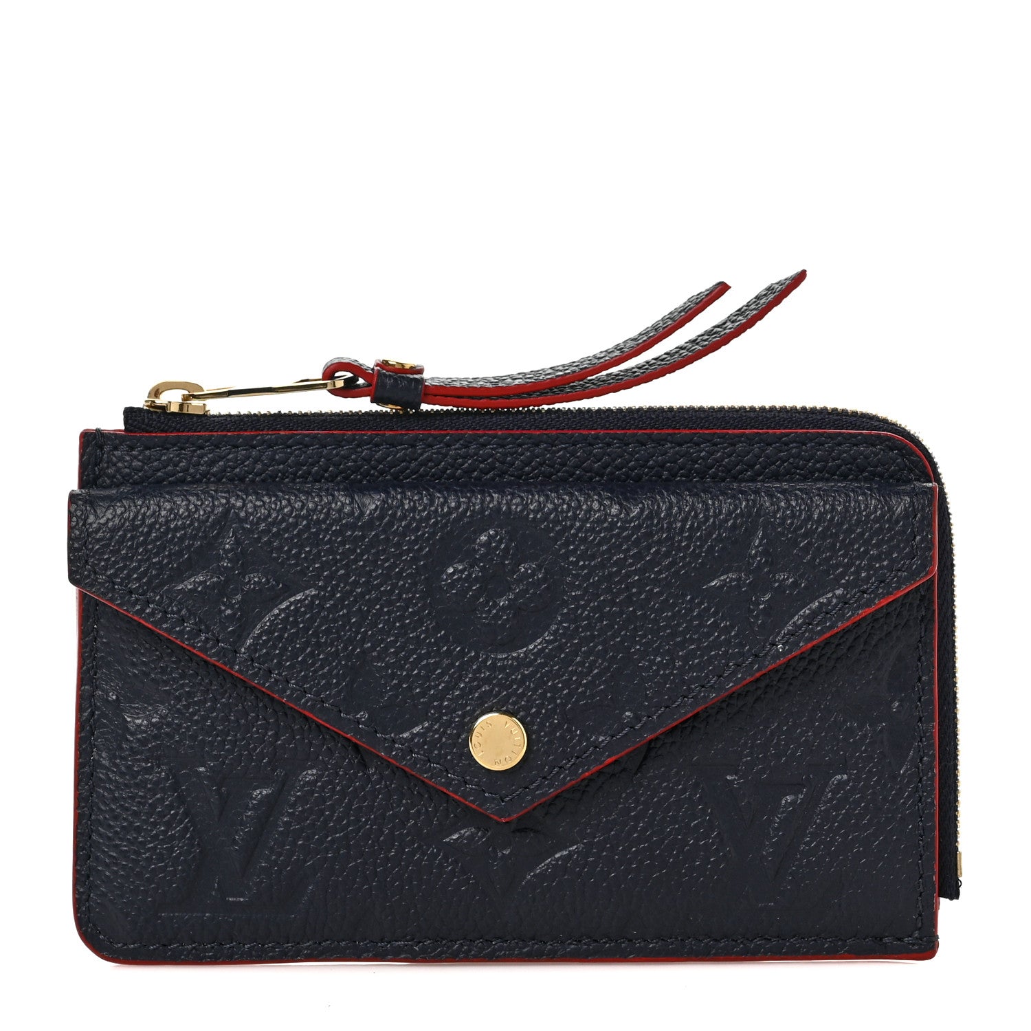 Louis Vuitton Empreinte Recto Verso Card Holder Marine Rouge 1 of 6