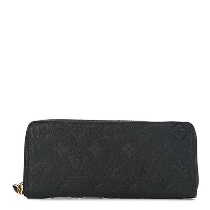 Louis Vuitton Empreinte Clemence Wallet Black 1 of 6