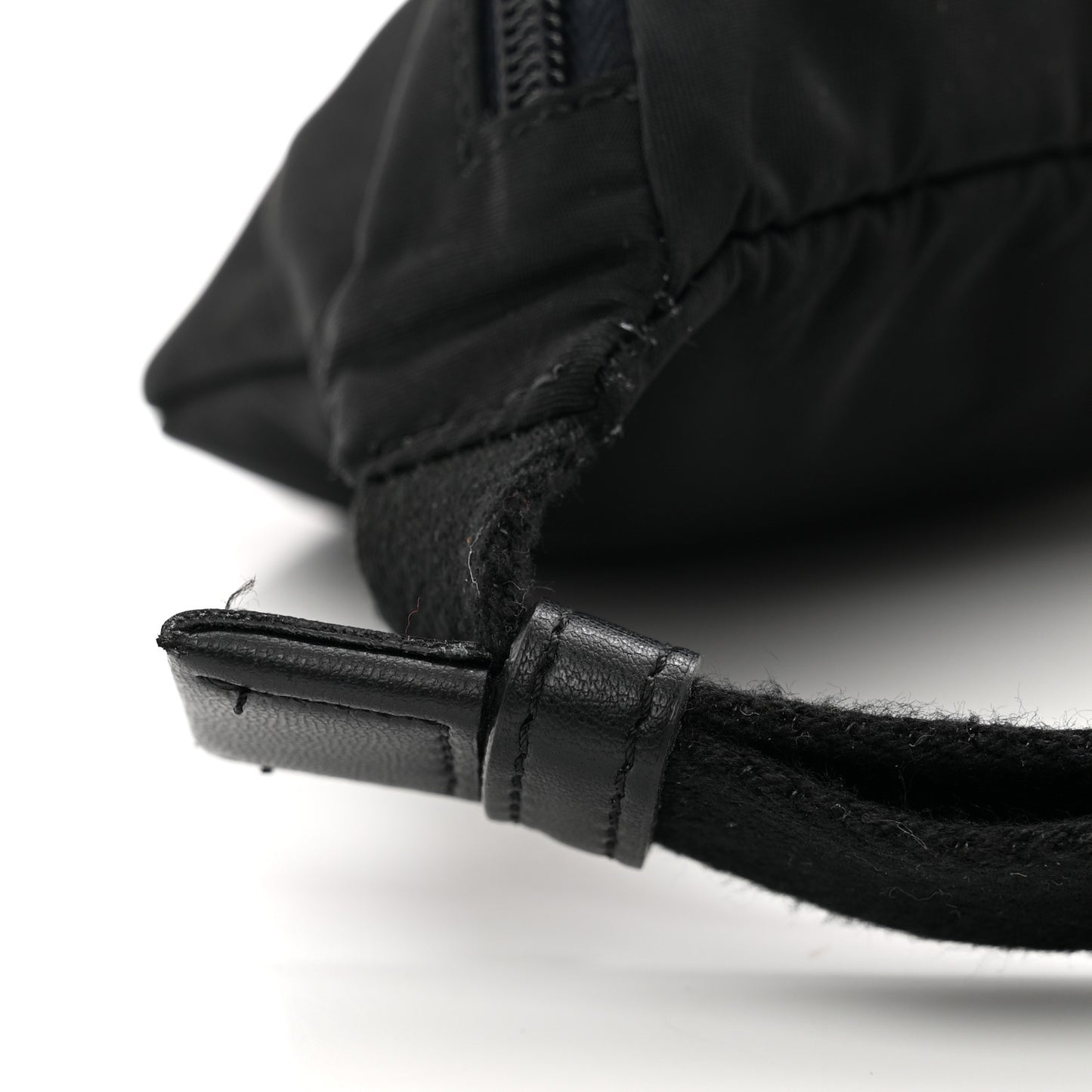 Nylon Logo Belt Bag Black