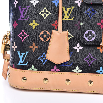 Louis Vuitton Monogram Multicolor Alma GM Black 10 of 14