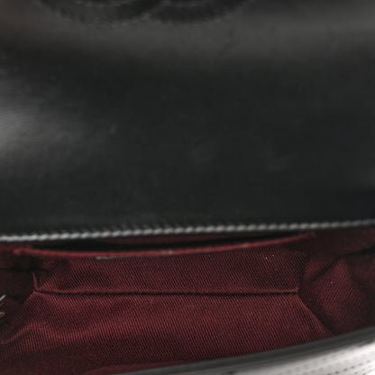 Chanel Calfskin Chevron Stitched Coco Waist Bag Black 5 of 9