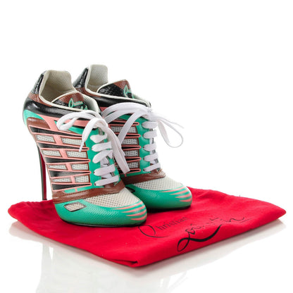 Christian Louboutin Kid Jazz Calfskin Boltina 120 Booties 37 Opaline Cuoio 5 of 7