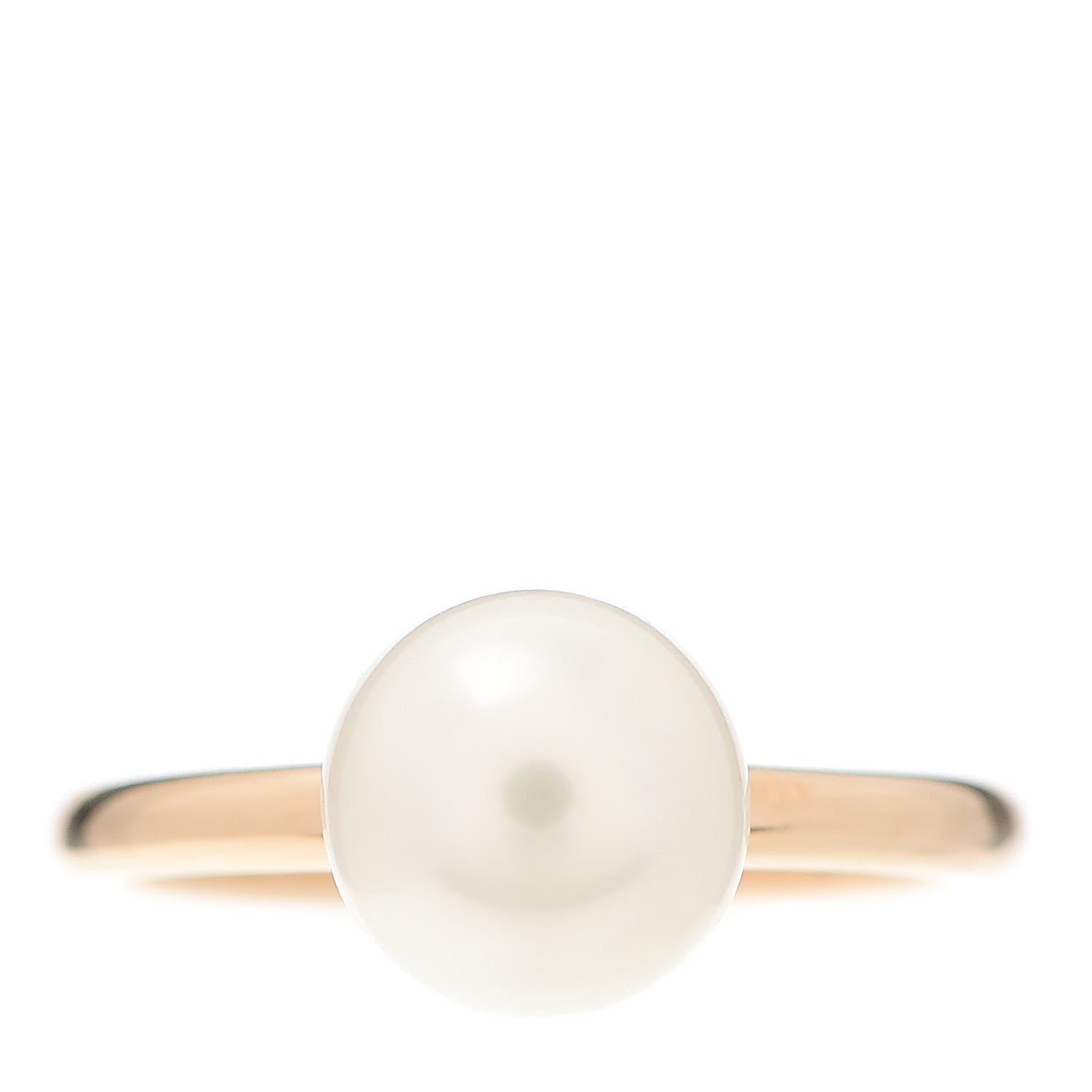 Tiffany 18K Rose Gold Pearl 8mm HardWear Ball Ring 48 4.5 1 of 6