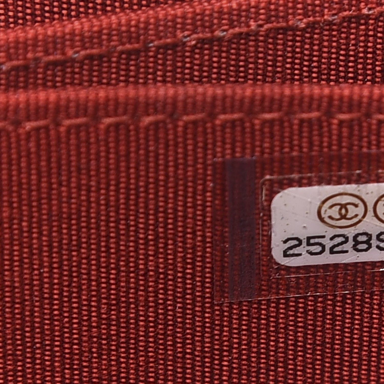 Chanel Caviar Quilted Zip Coin Purse Red 6 of 6