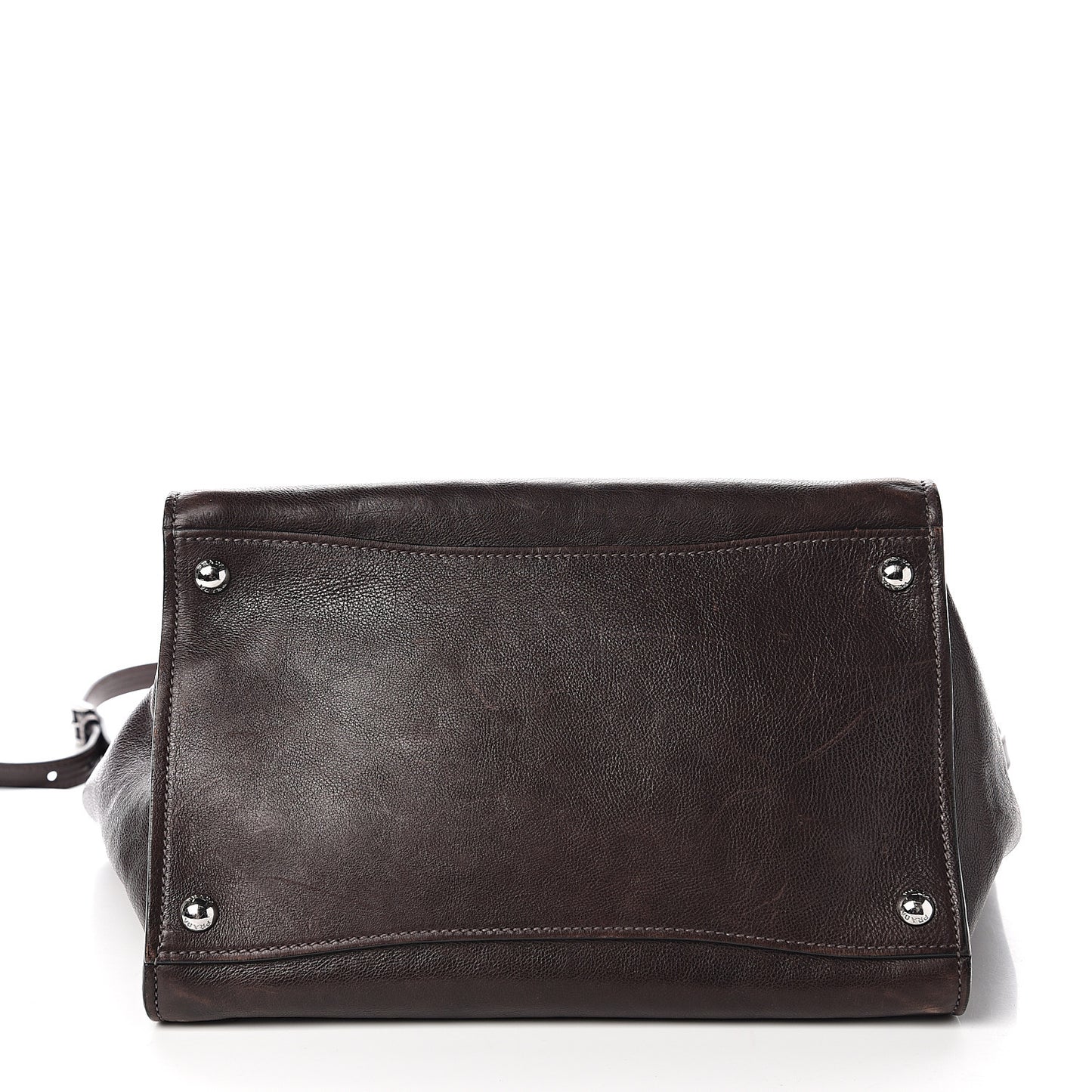 Glace Calfskin Twin Pocket Tote Moro