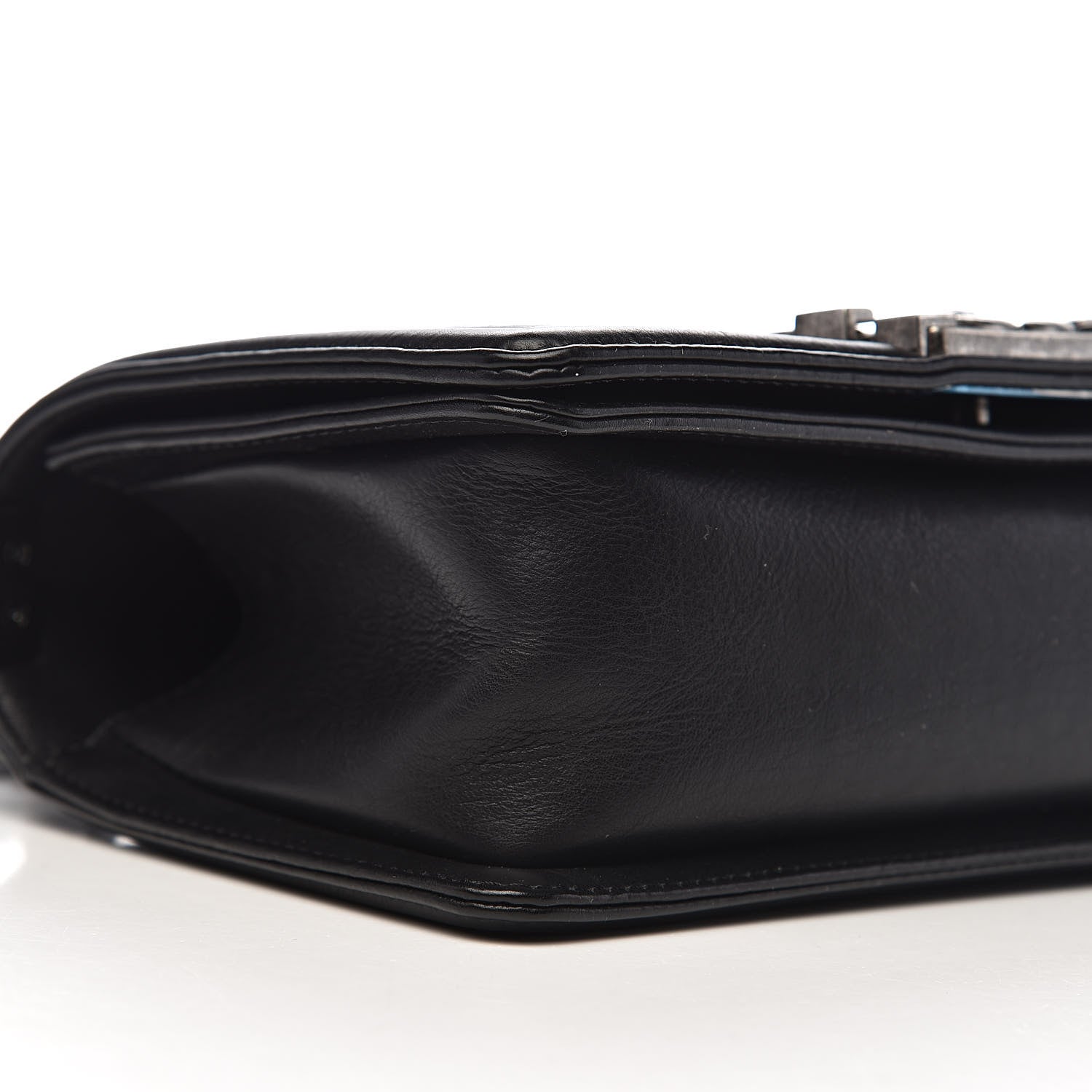 Chanel Calfskin Double Stitch Small Boy Flap Black 8 of 10