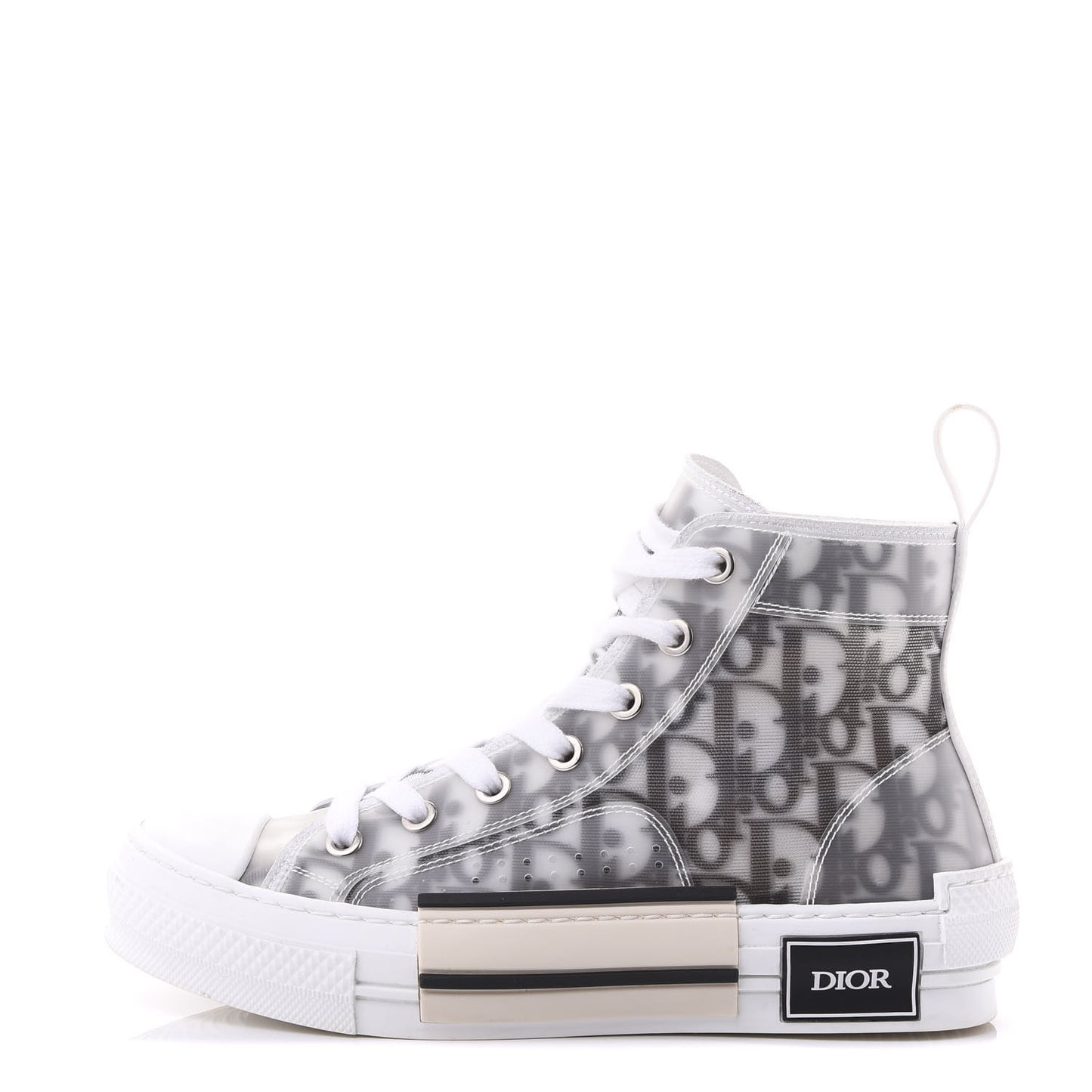 Technical Canvas Oblique B23 Sneaker 35 White Black