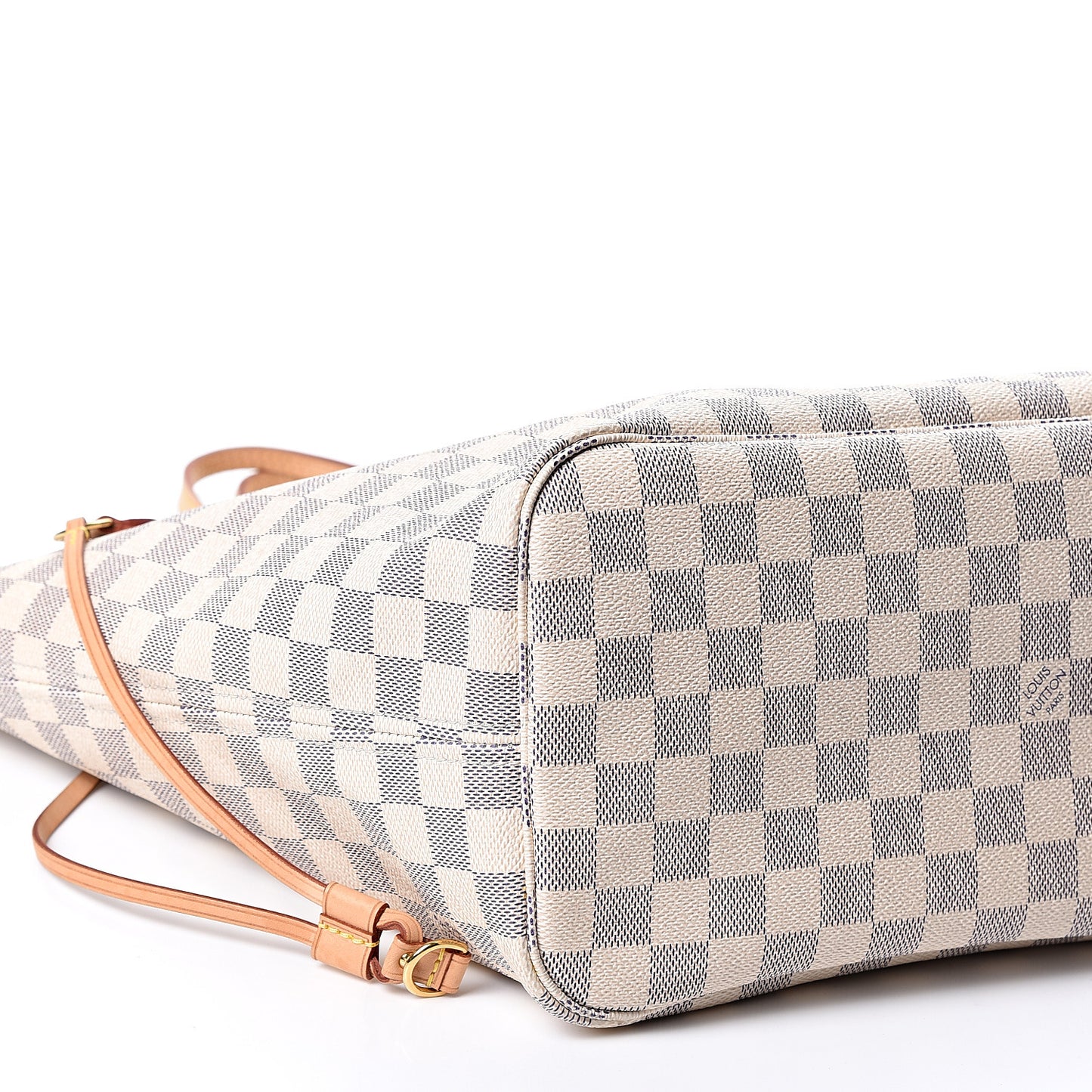 Damier Azur Neo Neverfull MM Rose Ballerine