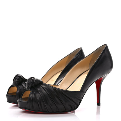 Christian Louboutin Nappa Lady Gres 80 Pumps 36.5 Black 3 of 7