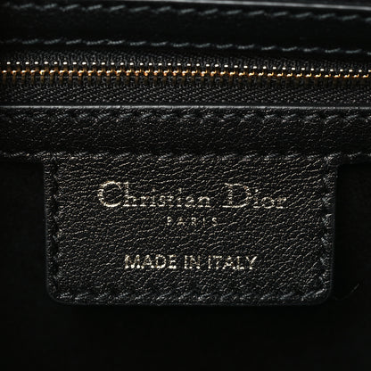Christian Dior Calfskin Cannage Small Dior Jolie Top Handle Black 6 of 9