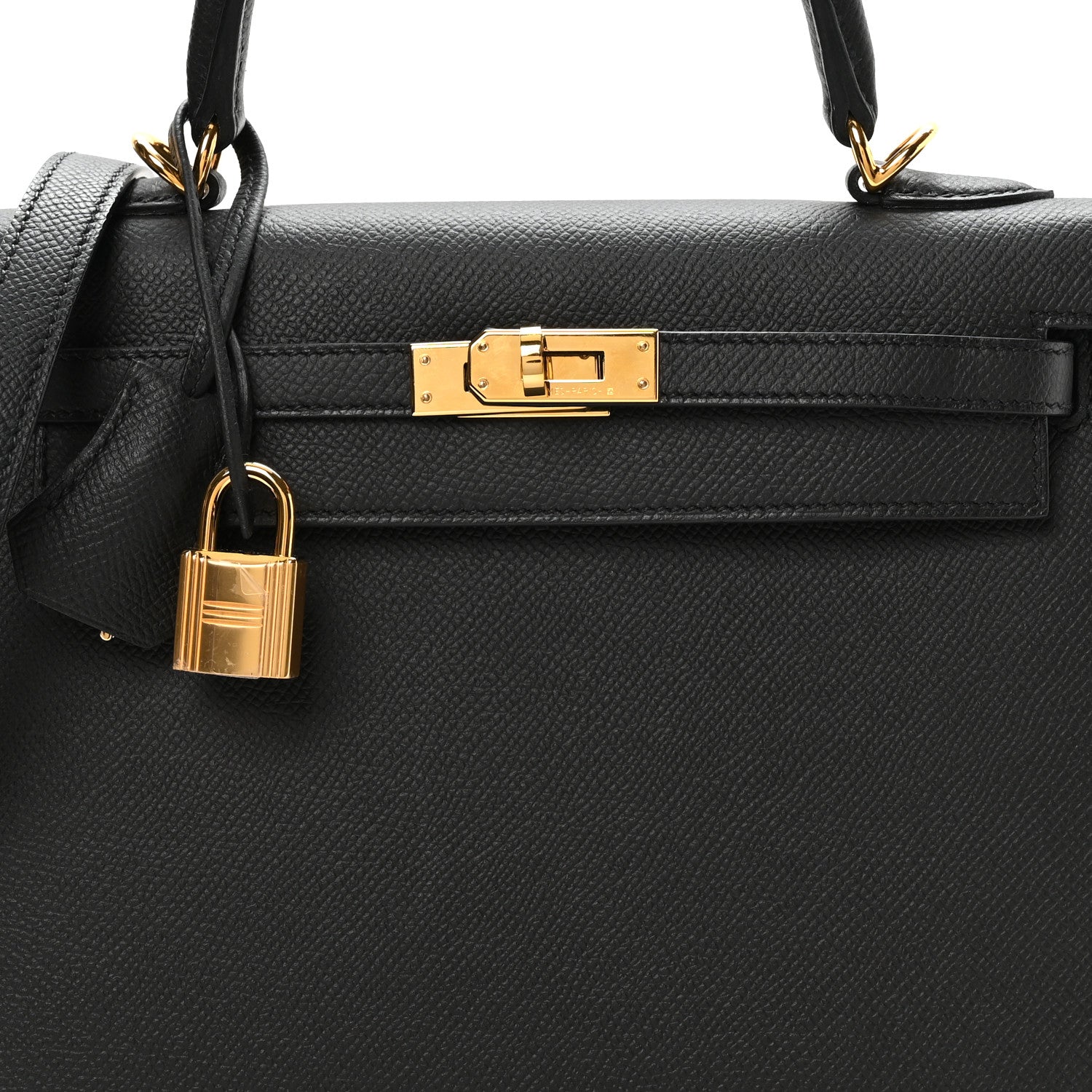 Hermes Epsom Kelly Sellier 25 Black 8 of 11