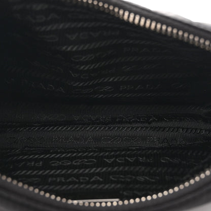 Prada Tessuto Nylon Saffiano Mini Re-Edition 2005 Bag Black 5 of 11