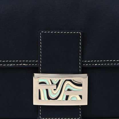 Fendi Denim Baguette Blue 7 of 10