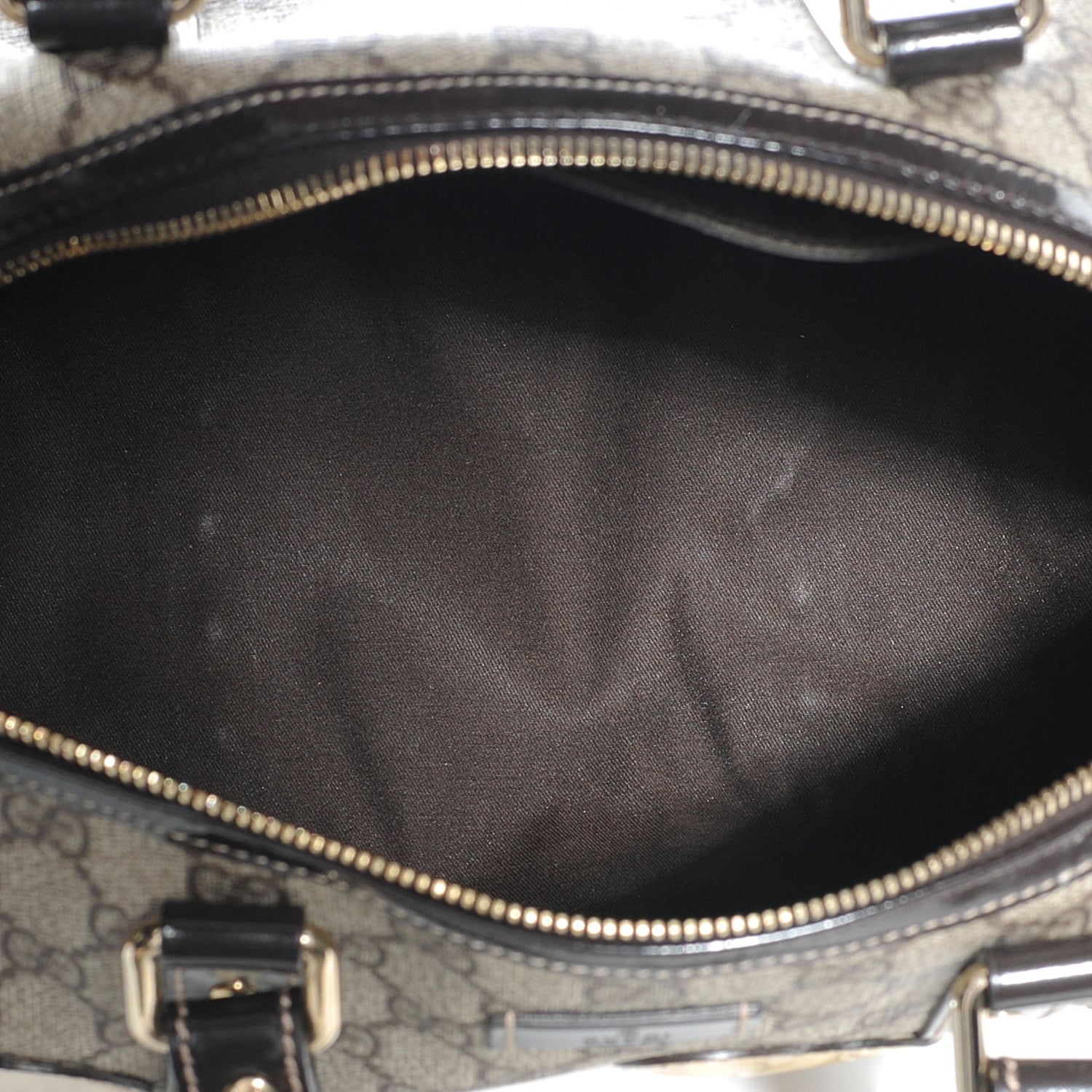 Gucci Monogram Guccissima Hearts Studded Medium Joy Boston Dark Brown 5 of 7