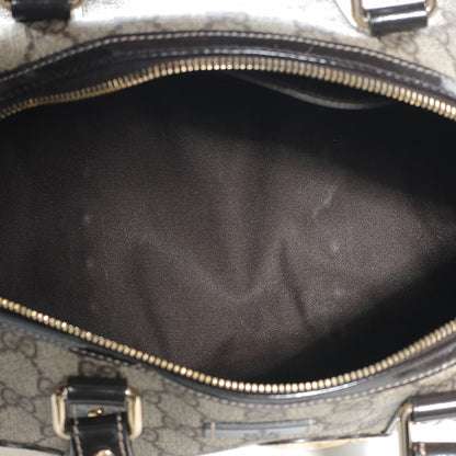 Gucci Monogram Guccissima Hearts Studded Medium Joy Boston Dark Brown 5 of 7