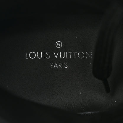 Louis Vuitton Calfskin Monogram Wonderland Flat Ranger Boots 36.5 Black 7 of 9
