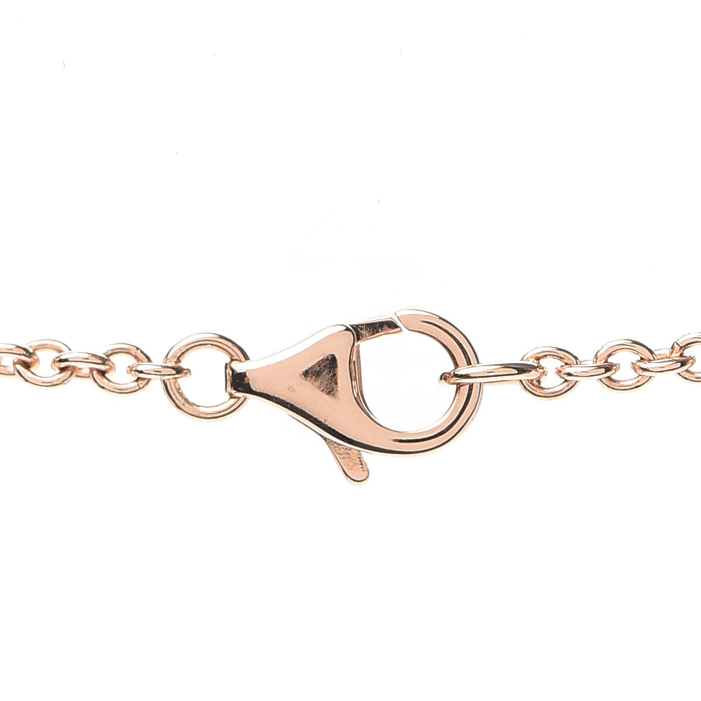 18K Pink Gold Interlocking LOVE Necklace