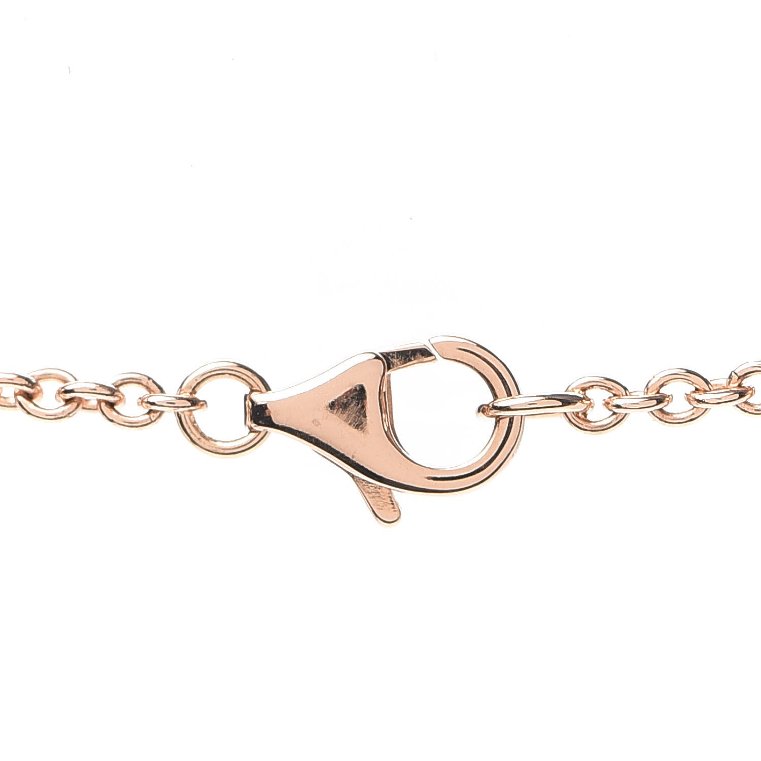 Cartier 18K Pink Gold Interlocking LOVE Necklace 4 of 6