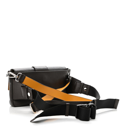 Fendi Calfskin Romano Selleria Belt Baguette Bag Ebano 3 of 11
