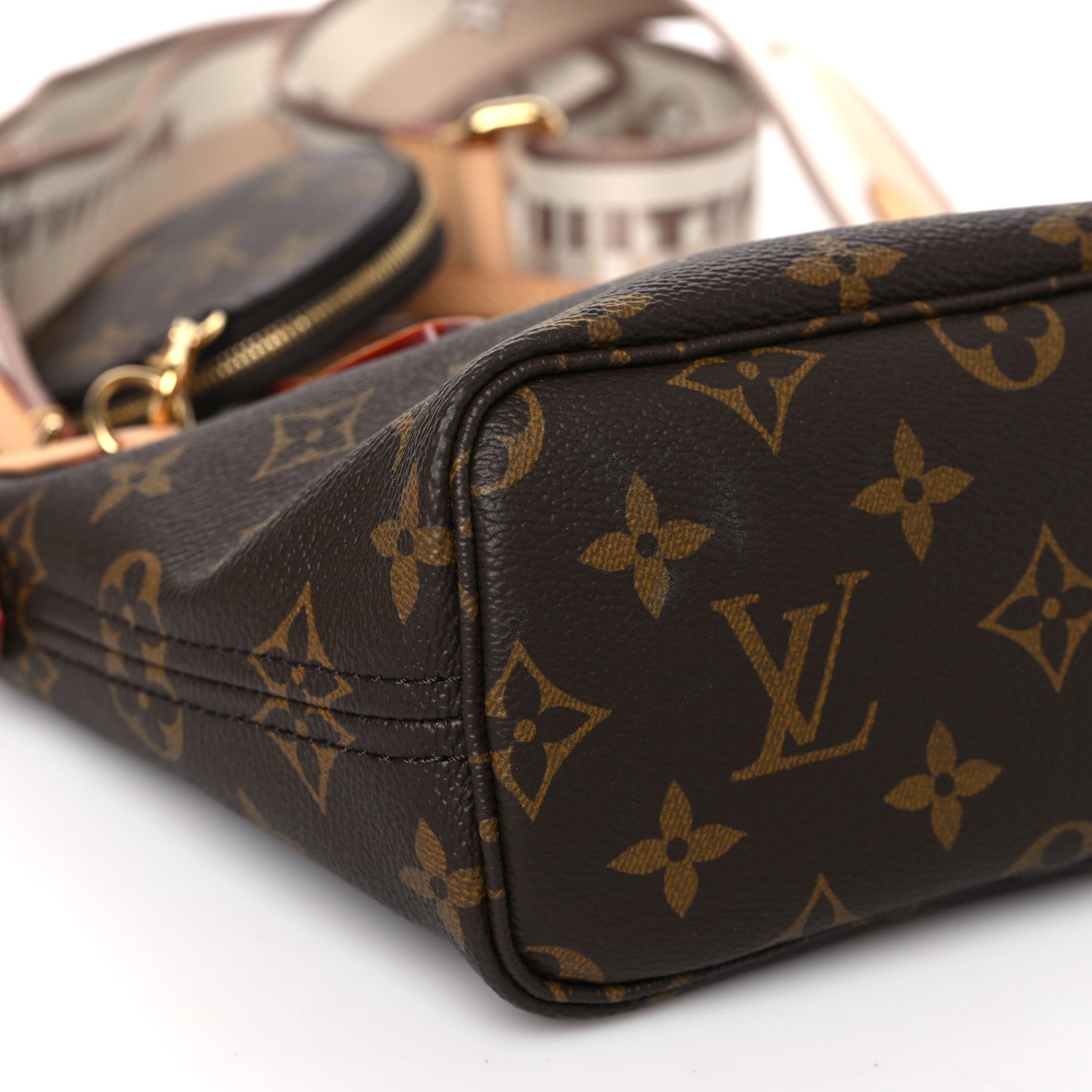 Louis Vuitton LOUIS VUITTON Monogram Neverfull BB Beige 7 of 9