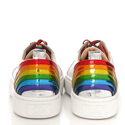 Christian Louboutin Calfskin Womens Arkenspeed Sneakers 36 White Multi 6 of 9