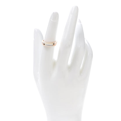 Bulgari 18K Rose Gold Mother of Pearl MVSA Ring 51 5.75 2 of 5
