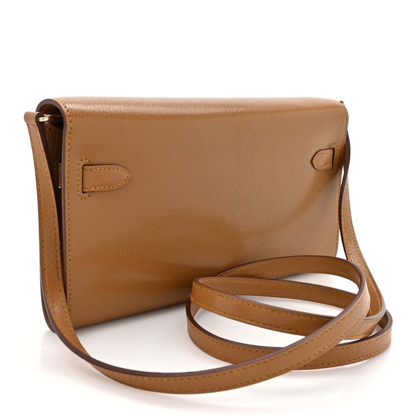 Chevre Chamkila Kelly Wallet To Go Caramel