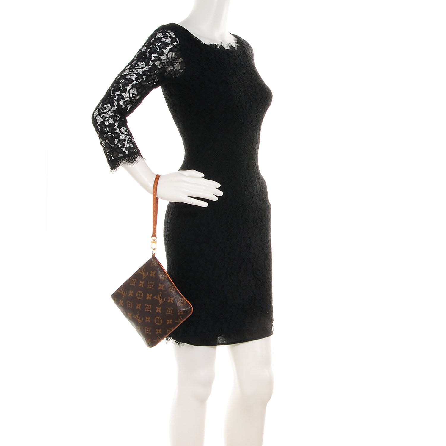 Louis Vuitton Monogram Partition Wristlet 2 of 7