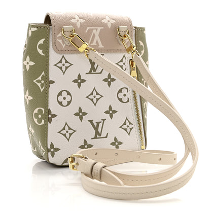 Louis Vuitton Empreinte Monogram Spring In The City Tiny Backpack Kaki Beige Cream 3 of 9