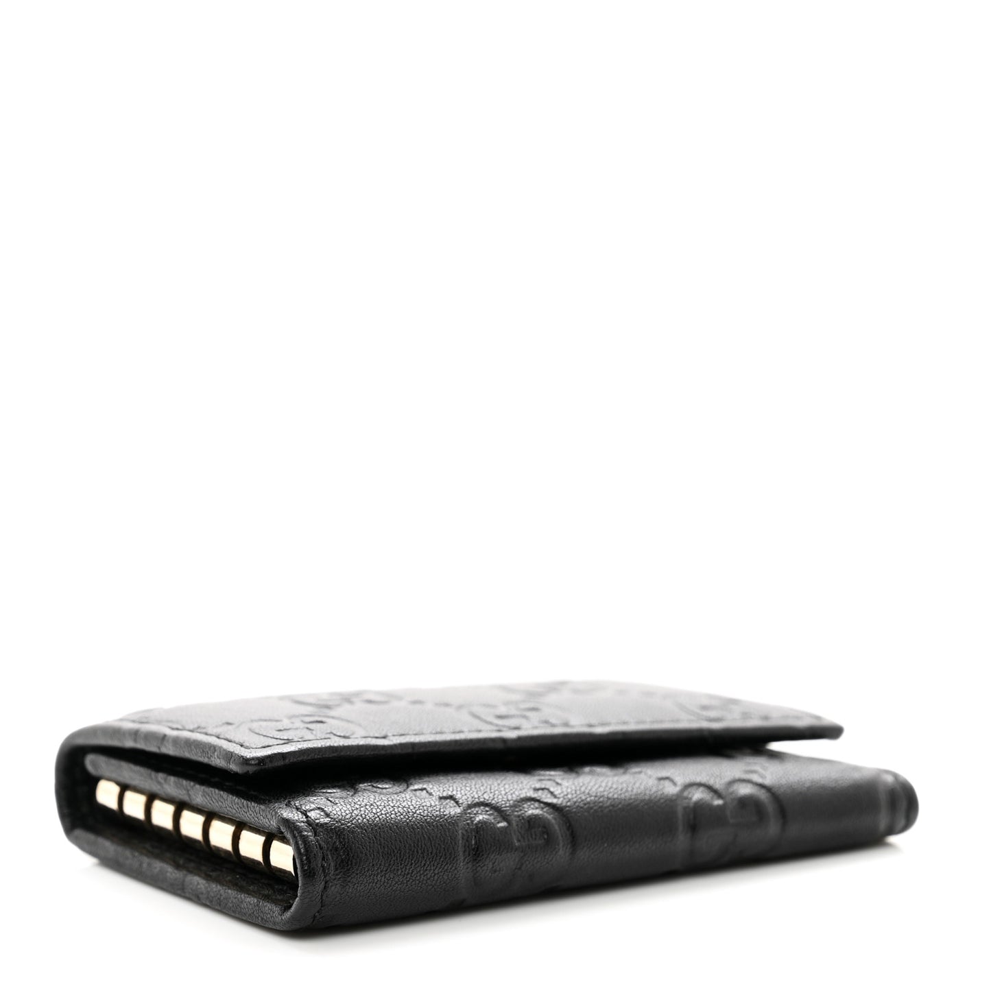 Guccissima 6 Key Holder Case Black