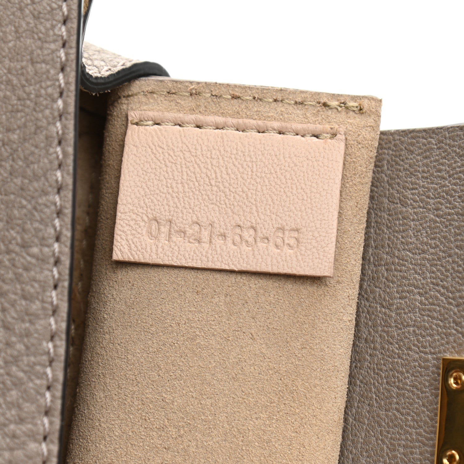 Chloe Grained Lambskin Mini Drew Crossbody Backpack Motty Grey 6 of 6