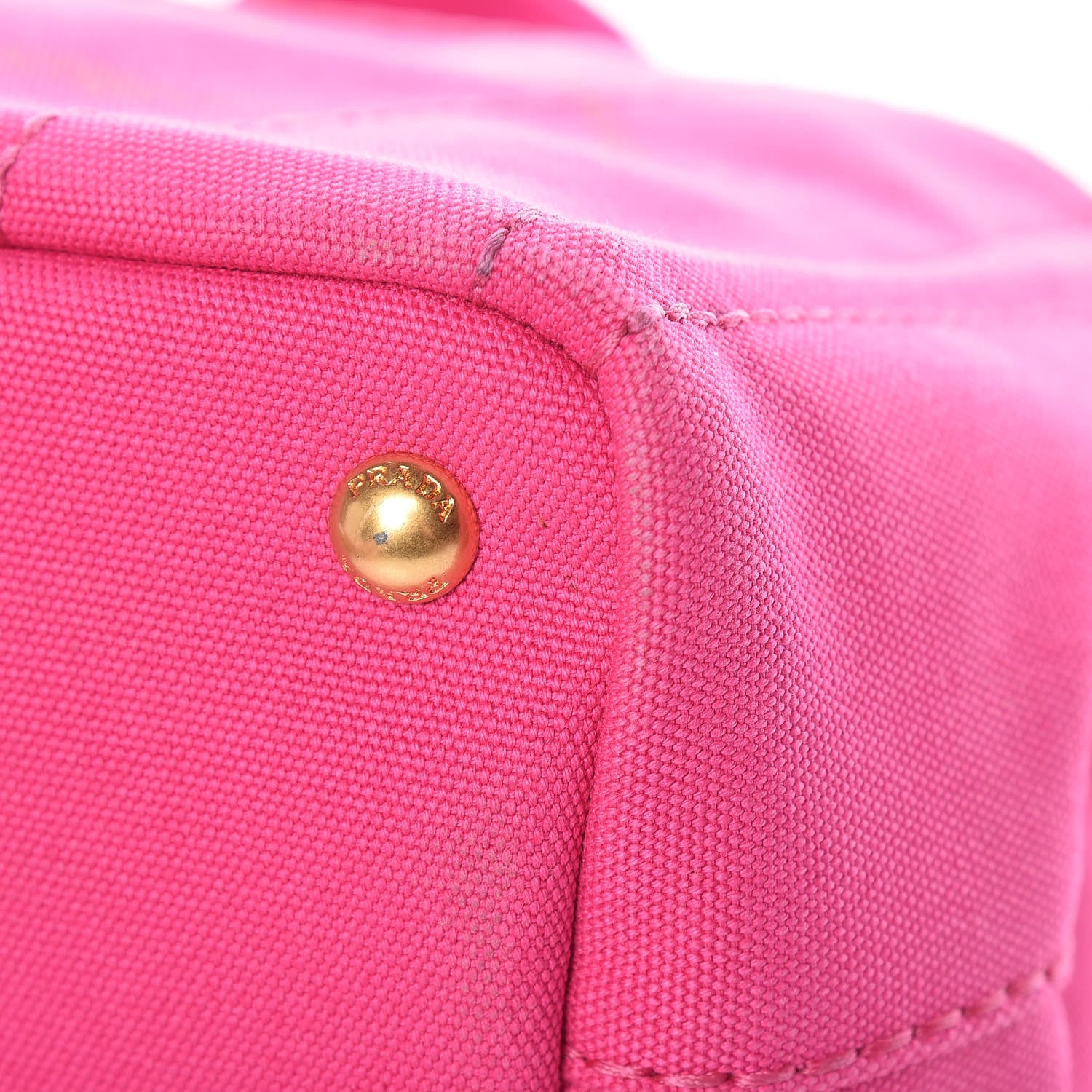 Prada Canapa Small Logo Tote Fuxia 13 of 14