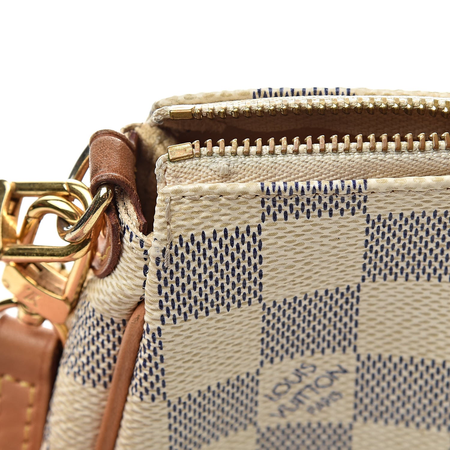 Louis Vuitton Damier Azur Eva Clutch 13 of 13