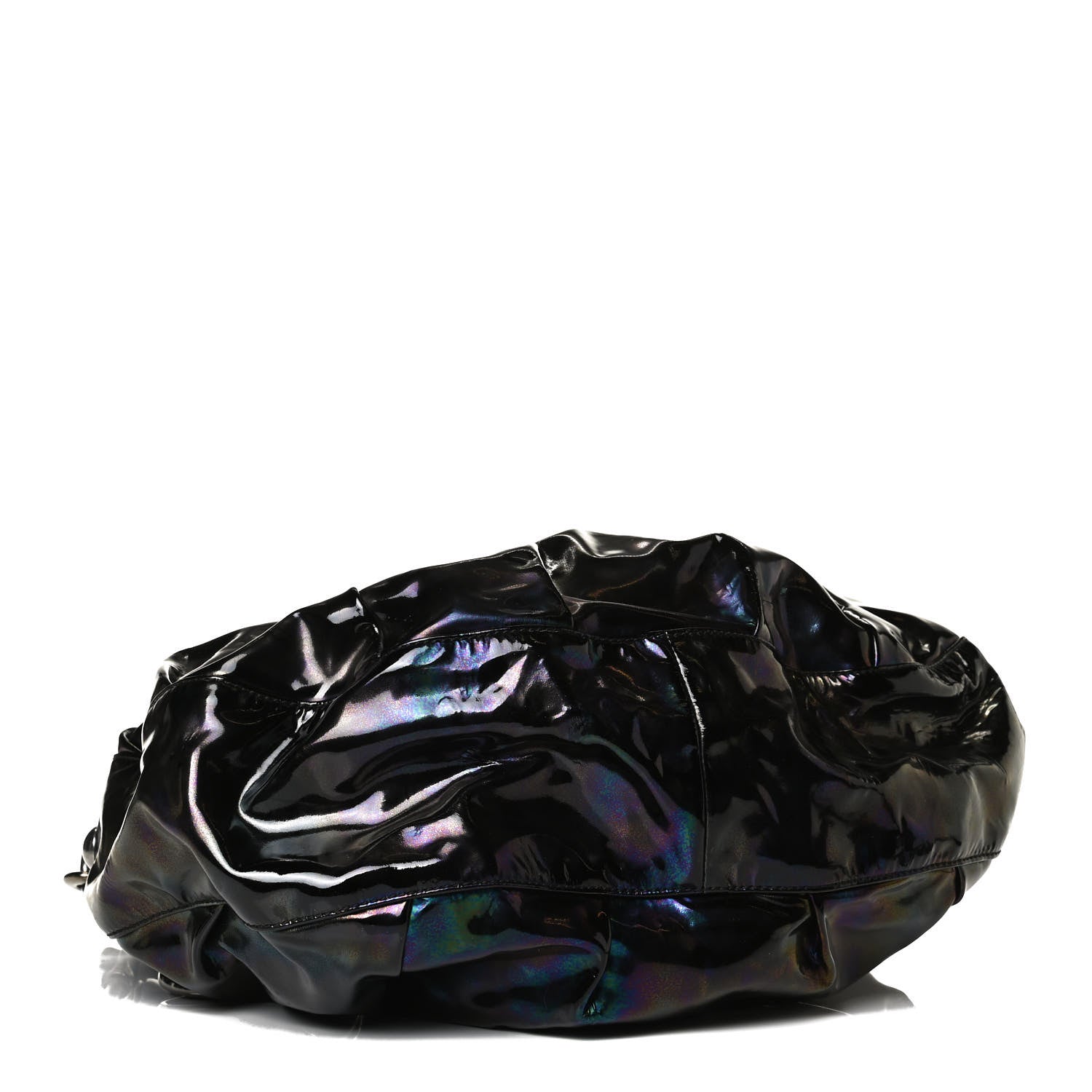 Gucci Iridescent Patent Medium Icon Bit Shoulder Bag Black 4 of 17